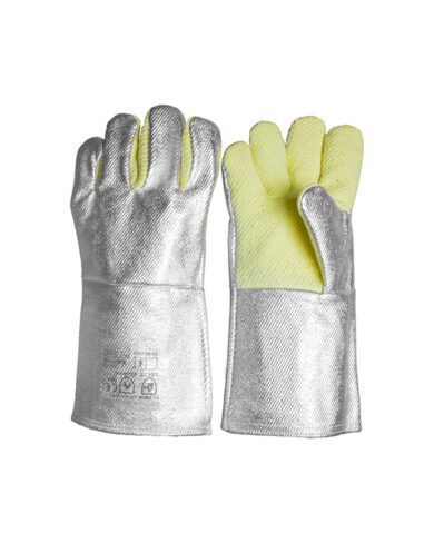Hand Gloves aluminized palm kevlar